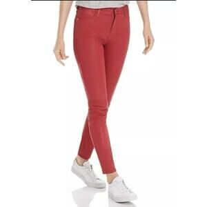 L'agence margot high rise skinny jeans Red coated size 25 NWT